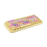 คีย์บอร์ดไร้สาย MOFii Bluetooth Keyboard Cotton Candy Mixed Yellow (TH/EN)