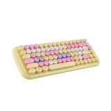 คีย์บอร์ดไร้สาย MOFii Bluetooth Keyboard Cotton Candy Mixed Yellow (TH/EN)