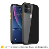 เคส Blue Box iPhone 11 Rubber Clear Bumper Black with Yellow button