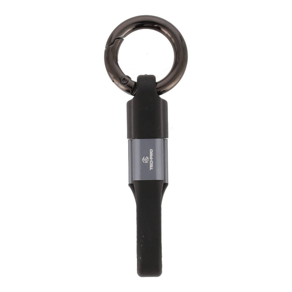 สายชาร์จ TECHPRO Mini Portable Keyring Charge & Sync Cable - USB-A to Type-C