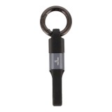 สายชาร์จ TECHPRO Mini Portable Keyring Charge & Sync Cable - USB-A to Type-C