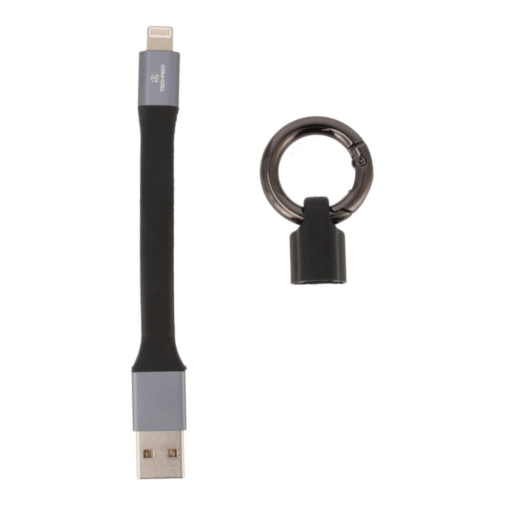 สายชาร์จ TECHPRO Mini Portable Keyring Charge & Sync Cable - USB-A to Lightning