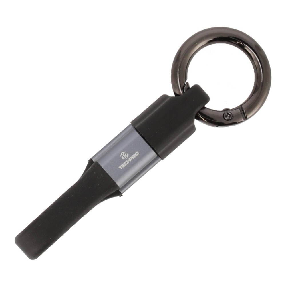 สายชาร์จ TECHPRO Mini Portable Keyring Charge & Sync Cable - USB-A to Lightning