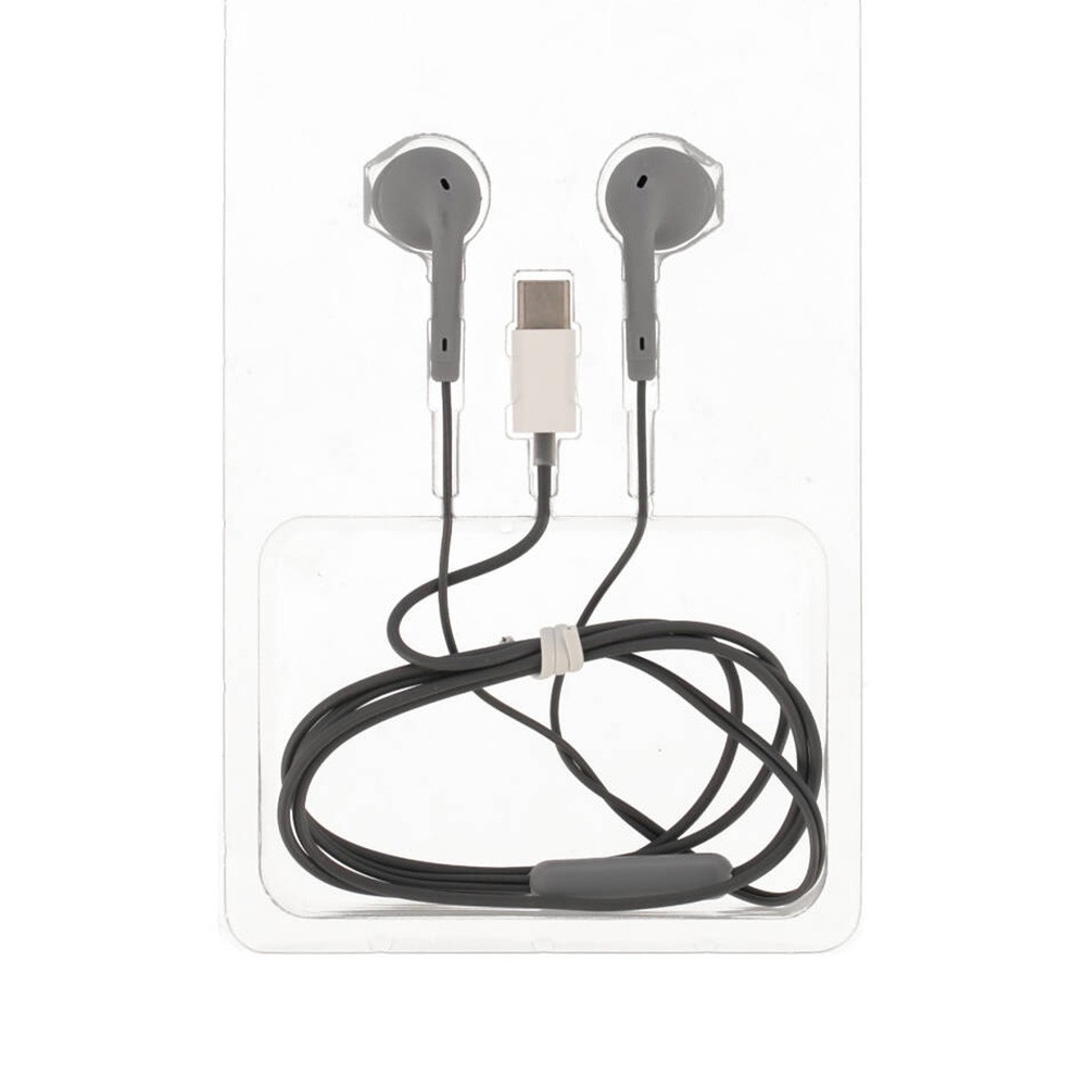 หูฟังมีสาย QPLUS Colorful Type-C Gray
