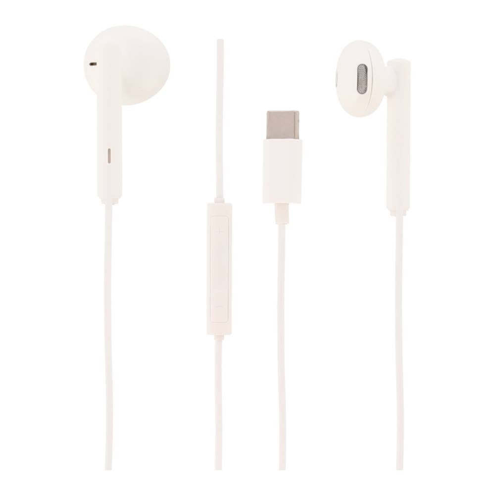 หูฟังมีสาย TECHPRO Headphone with Mic. Type-C White