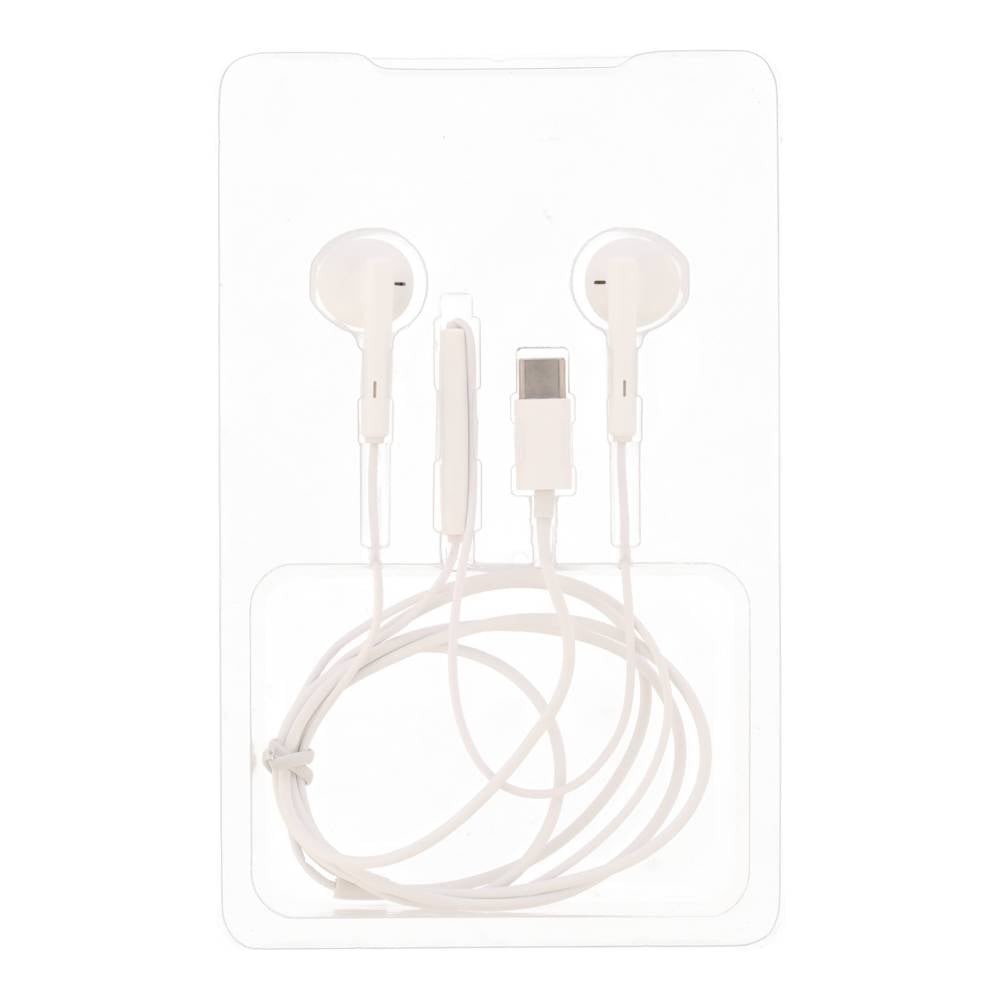 หูฟังมีสาย TECHPRO Headphone with Mic. Type-C White