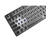 คีย์บอร์ดเกมมิ่ง Signo Gaming Keyboard Nuzzon KB-751 Wireless Mechanical Black (Blue Switch)