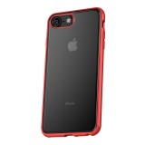 Blue Box เคส iPhone SE 3 (2022)/8/7 (4.7 inch) Rubber Clear Red