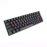 คีย์บอร์ดเกมมิ่ง Tsunami Gaming Keyboard MK-68 Pro Graphite Gray Blue Switch