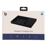 Blue Box Wireless charging Organizer Tray 10W Black PU