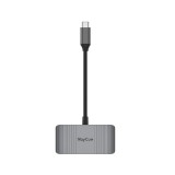 Raycue Port Hub 3-in-1 USB-C to USB-A, USB-C, HDMI (HC-RC2301) Space Gray