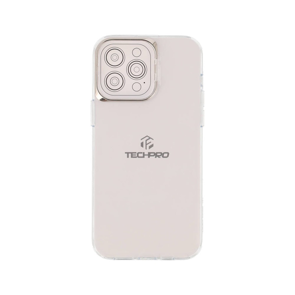 เคส TECHPRO iPhone 14 Pro Max TPU Transparent with Camera Stand