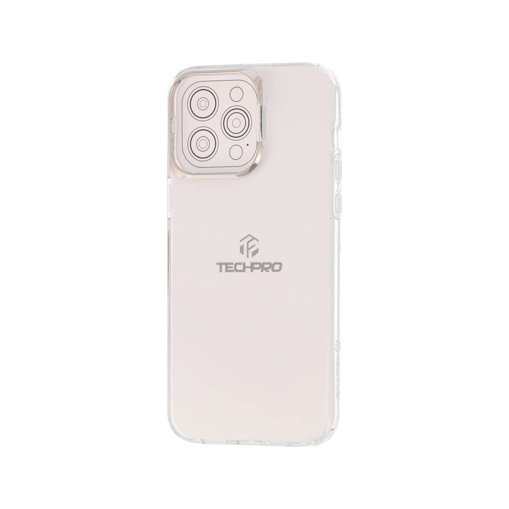 เคส TECHPRO iPhone 14 Pro Max TPU Transparent with Camera Stand