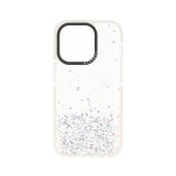 เคส Blue Box iPhone 14 Pro Clear Glitter with black camera frame