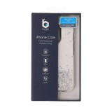 เคส Blue Box iPhone 14 Pro Clear Glitter with black camera frame