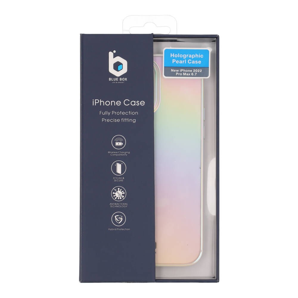 เคส Blue Box iPhone 14 Pro Max Holographic Pearl