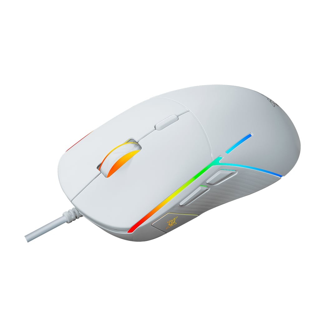เมาส์เกมมิ่ง Nubwo Gaming Mouse Visitor X44 White