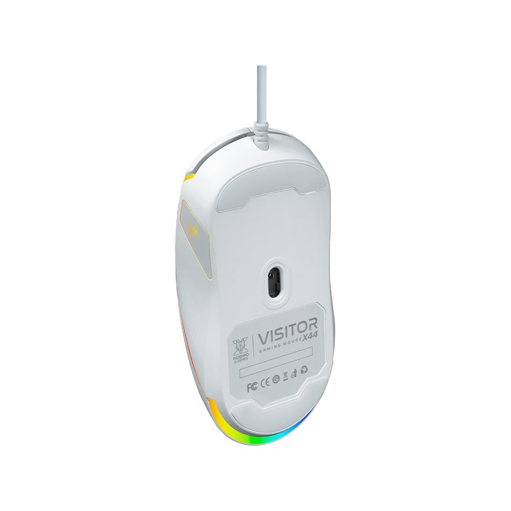 เมาส์เกมมิ่ง Nubwo Gaming Mouse Visitor X44 White