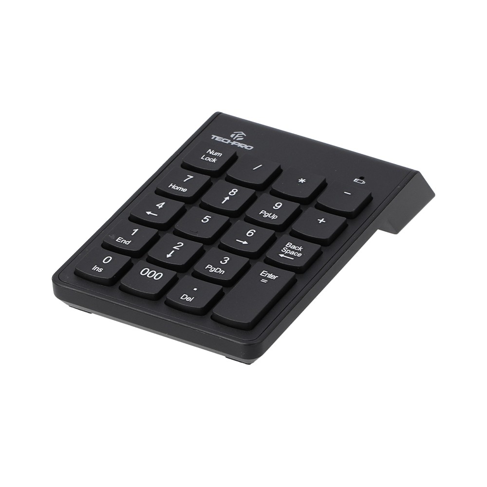 คีย์บอร์ดตัวเลขไร้สาย TECHPRO Wireless Numeric Keypad TK03 Black