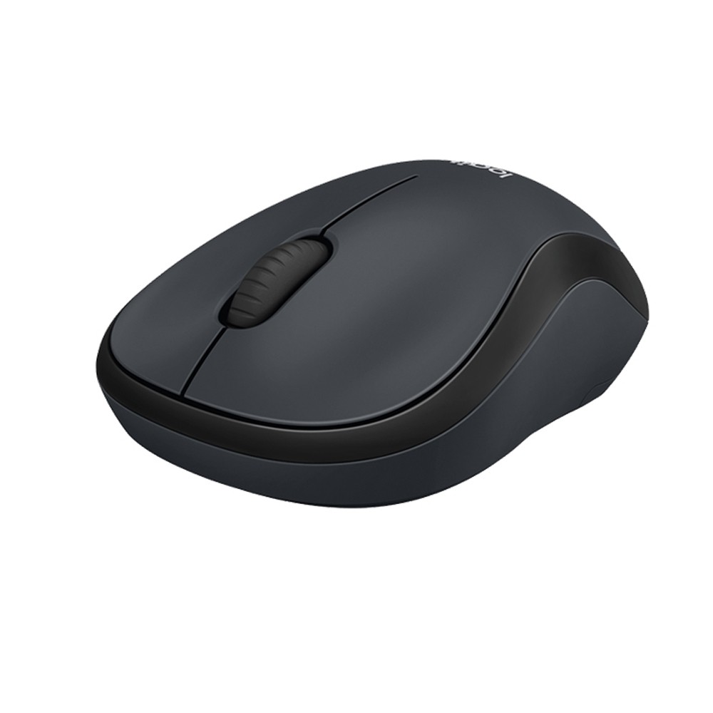 เมาส์ไร้สาย Logitech Wireless Mouse Silent M221 Charcoal