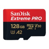 เมมโมรี่การ์ด SanDisk Extreme Pro microSDXC 128GB V30 U3 C10 A2 200MB/s R 90MB/s W with SD adaptor (SDSQXCD-128G-GN6MA)