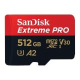 เมมโมรี่การ์ด SanDisk Extreme Pro microSDXC 512GB V30 U3 C10 A2 200MB/s R 140MB/s W with SD adaptor (SDSQXCD-512G-GN6MA)