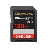 เมมโมรี่การ์ด SanDisk Extreme Pro SDXC 128GB V30 U3 C10 200MB/s R 90MB/s W (SDSDXXD-128G-GN4IN)