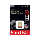 เมมโมรี่การ์ด SanDisk Extreme SDHC 32GB V30 U3 C10 100MB/s R 60MB/s W (SDSDXVT-032G-GNCIN)