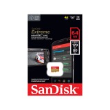 เมมโมรี่การ์ด SanDisk Extreme microSDXC 64GB V30 U3 C10 A2 170MB/s R 80MB/s W Red-Gold (SDSQXAH-064G-GN6MN)