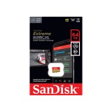 เมมโมรี่การ์ด SanDisk Extreme microSDXC 64GB V30 U3 C10 A2 170MB/s R 80MB/s W Red-Gold (SDSQXAH-064G-GN6MN)