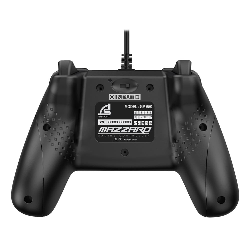 จอยคอนโทรลเลอร์ Signo Gaming Controller Mazzaro GP-650 Black
