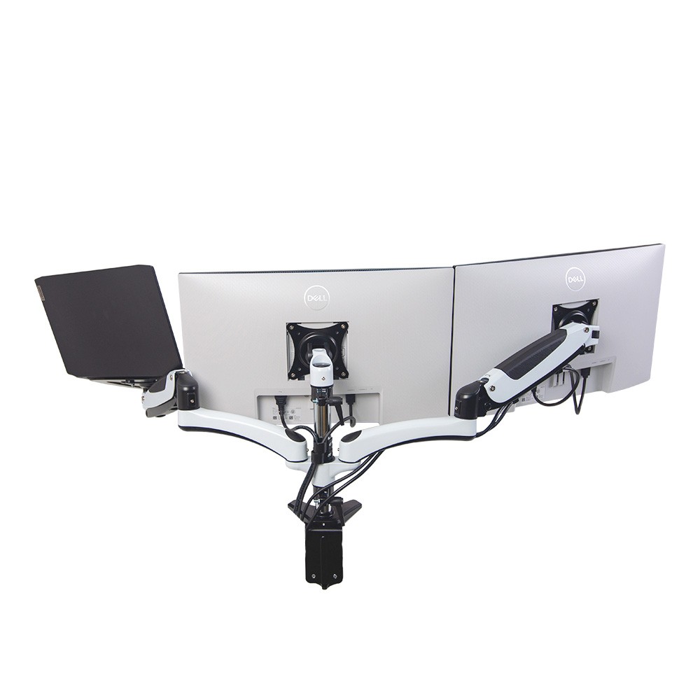 แขนจับจอมอนิเตอร์ ERGONOZ Triple Monitor Arm (EGN-02T) White