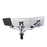 แขนจับจอมอนิเตอร์ ERGONOZ Triple Monitor Arm (EGN-02T) White