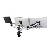 แขนจับจอมอนิเตอร์ ERGONOZ Triple Monitor Arm (EGN-02T) White