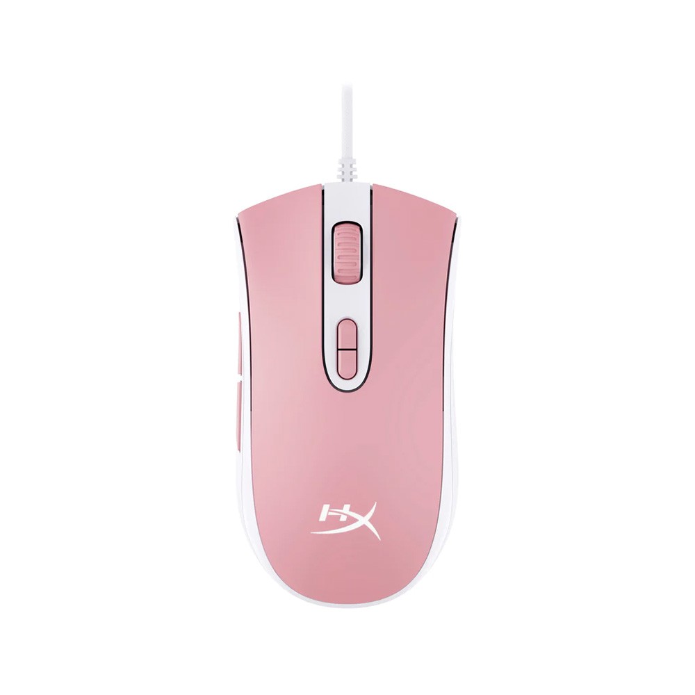 เมาส์เกมมิ่ง HyperX Gaming Mouse Pulsefire Core RGB White/Pink