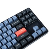 คีย์บอร์ดเกมมิ่ง Keychron Gaming Keyboard K8 Pro Swappable RGB Backlight Aluminum Blue Switch - Black (Eng/TH)