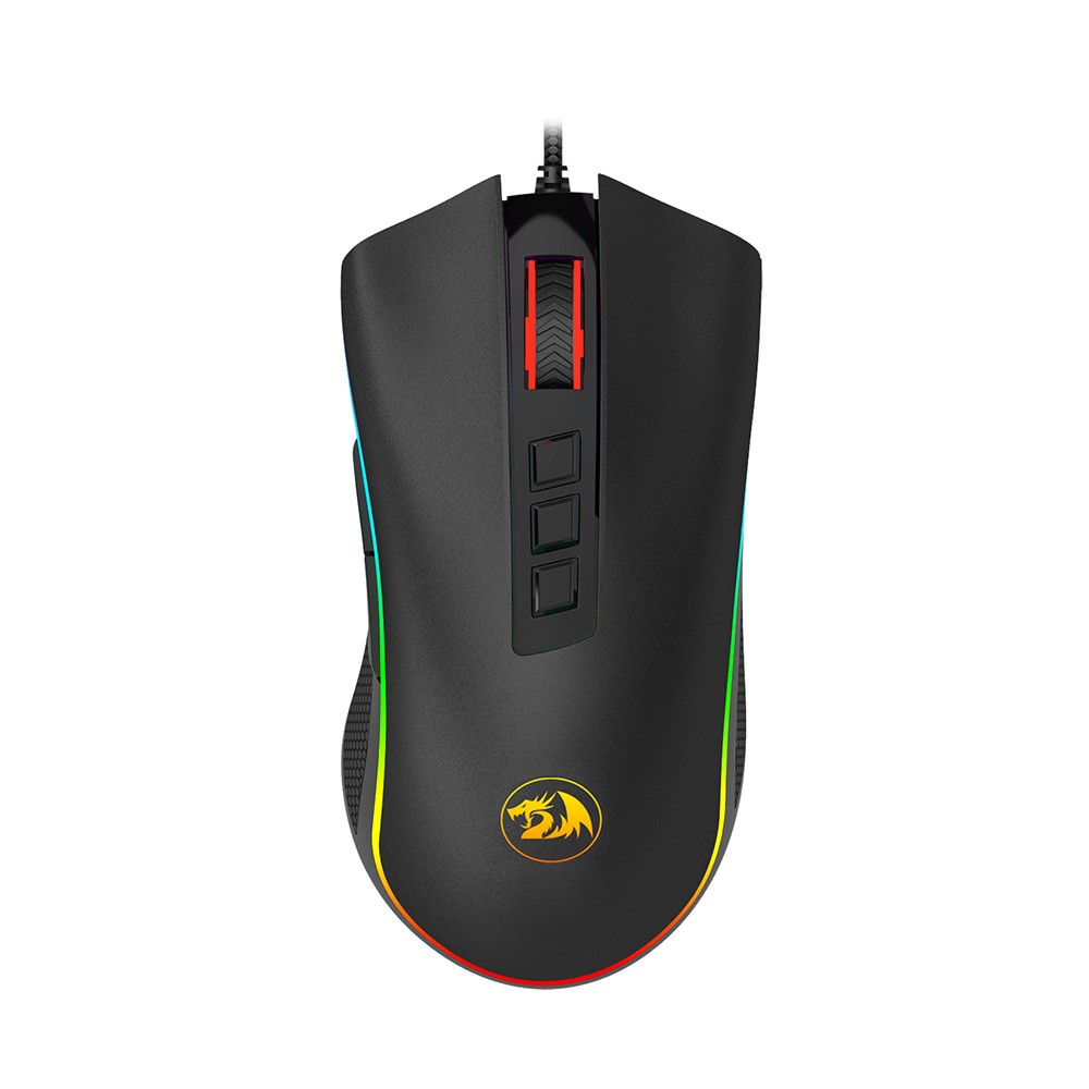 เมาส์เกมมิ่ง Redragon Gaming Mouse Cobra M711 Black