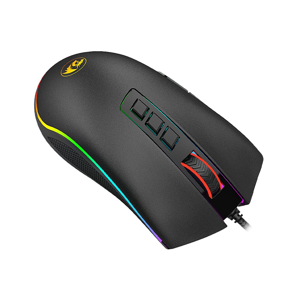 เมาส์เกมมิ่ง Redragon Gaming Mouse Cobra M711 Black