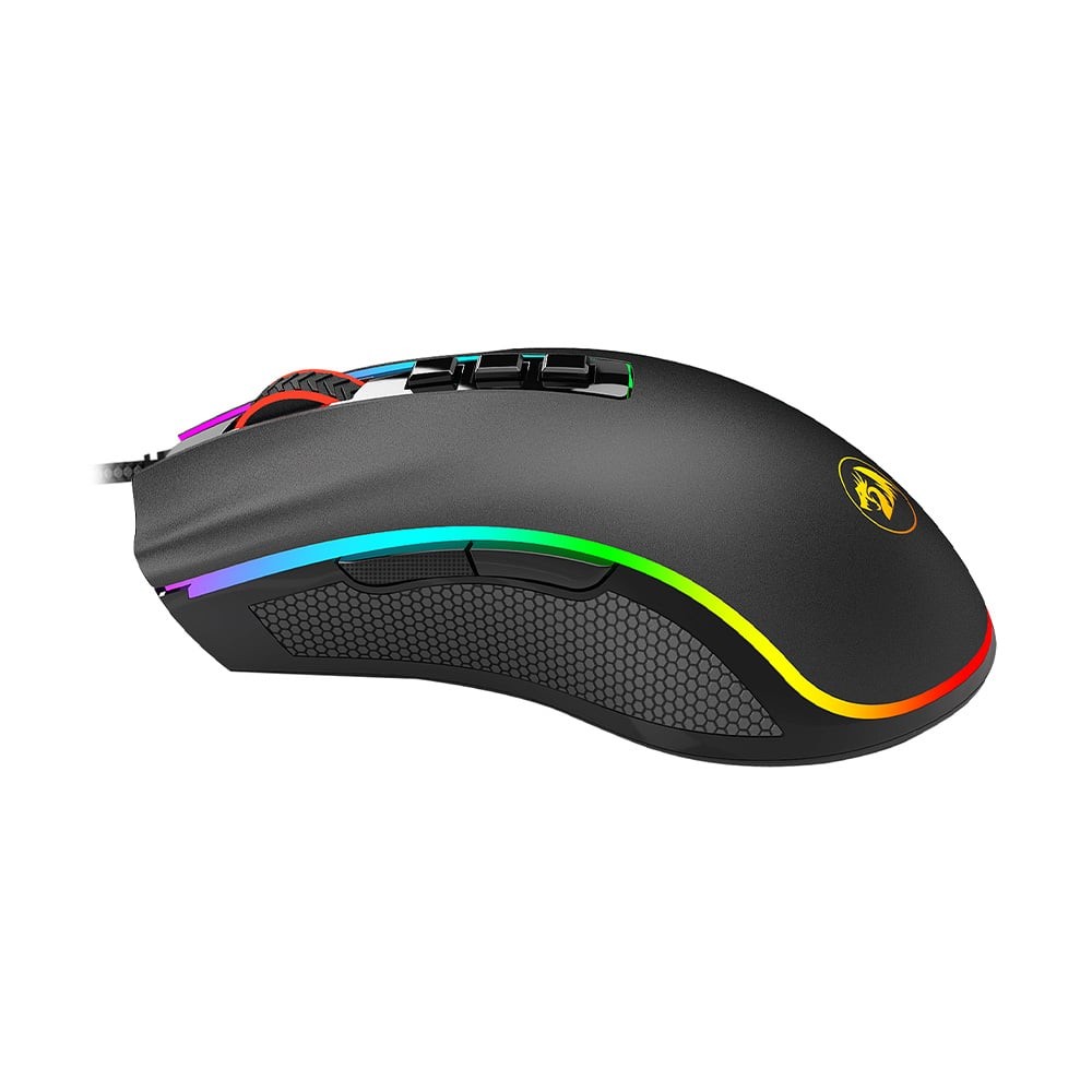 เมาส์เกมมิ่ง Redragon Gaming Mouse Cobra M711 Black