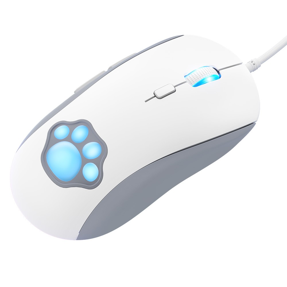 เมาส์เกมมิ่ง Onikuma Gaming Mouse Neko White