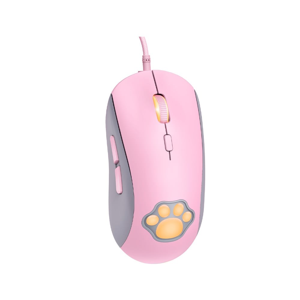 เมาส์เกมมิ่ง Onikuma Gaming Mouse Neko Pink