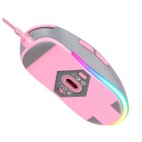 เมาส์เกมมิ่ง Onikuma Gaming Mouse Neko Pink