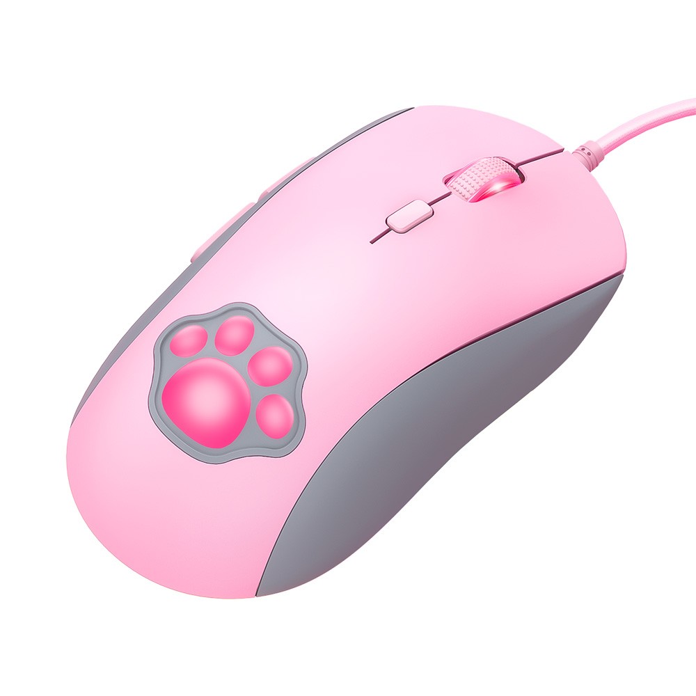 เมาส์เกมมิ่ง Onikuma Gaming Mouse Neko Pink