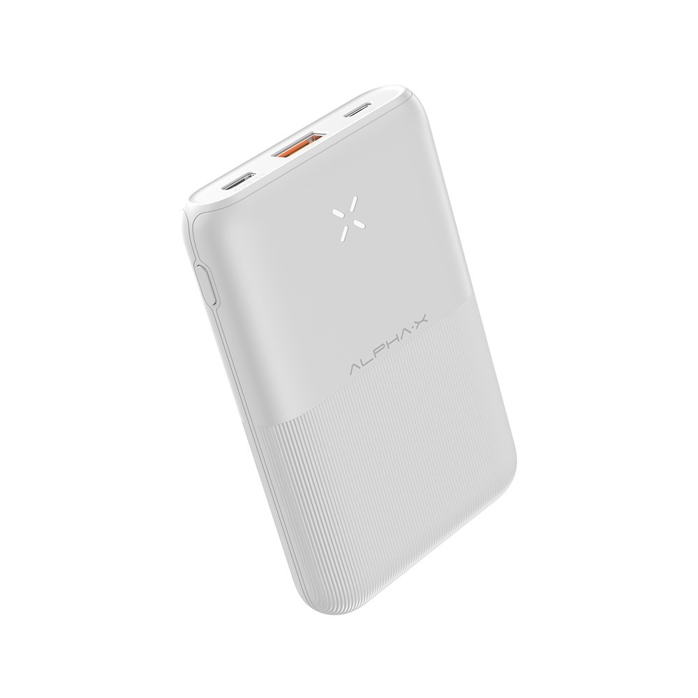 พาวเวอร์แบงค์ ALPHA ความจุ 10,000 mAh B10PD White