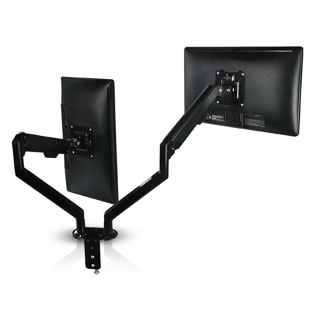 แขนจับจอมอนิเตอร์ Bewell Ergonomic Dual Monitor Arm (EA-07) Black