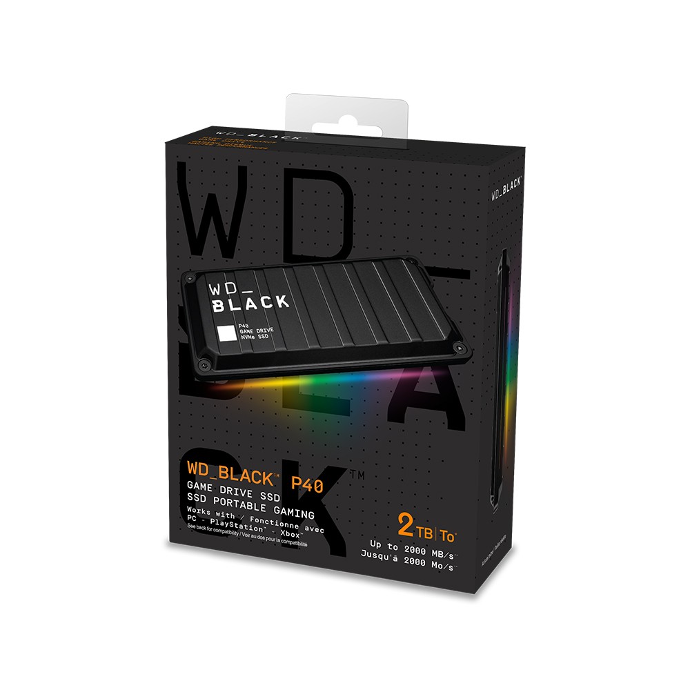 WD BLACK SSD Ext P40 Game Drive SSD 2TB