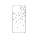 Kate Spade New York เคส iPhone 14 Plus Scattered Flowers/Iridescent/Clear/White/Gems