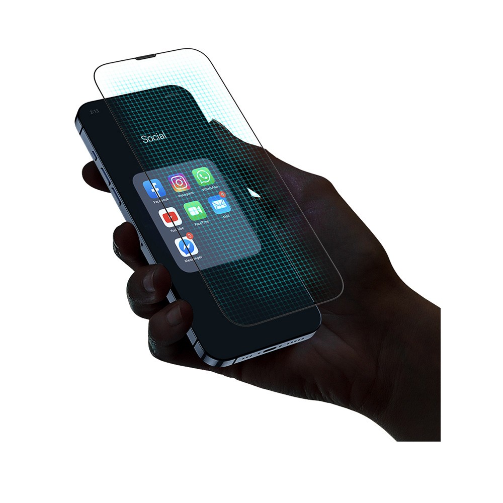 ฟิล์มกันรอย AMAZINGthing Tempered Glass iPhone 14 Pro Max 2.75D Fully Covered Titan-Clear