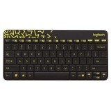 เมาส์และคีย์บอร์ด Logitech Wireless Mouse + Keyboard MK240 Black Chartreuse (TH/EN)