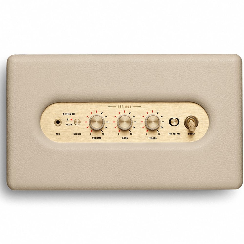 ลำโพงบลูทูธ Marshall Bluetooth Speaker Acton III Cream